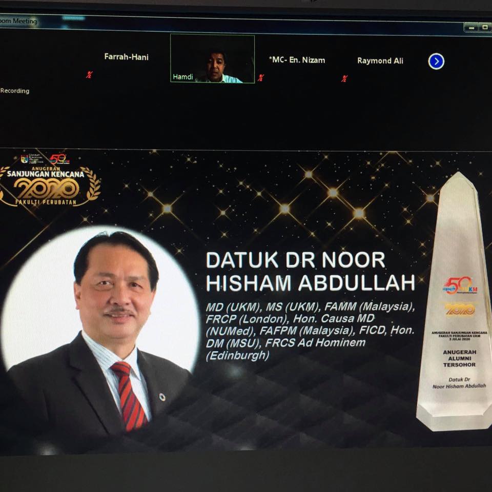 Facebook/Dr Noor Hisham Who else deserves this but Dr Noor Hisham, right?